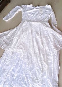Layered White Gown