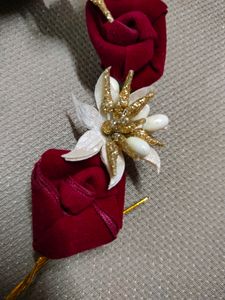 Women Artificial Flower Brooch