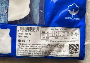 New Lux Venus Vest for men- Size- L (90 cm)