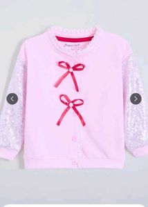 Hopscotch Pink Bow Embellished Top