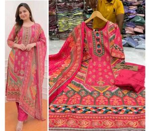 New Pink Colour Party Wear Very Smooth Kurta Set