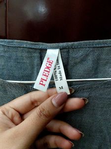 Elegant Blue Cotton Kurti