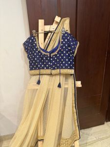 Hand Embroidered Blouse Saree