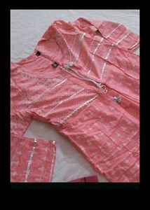 Anarkali Kurti Ethnic Set