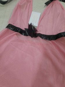 Pink Babydoll Lingerie Set