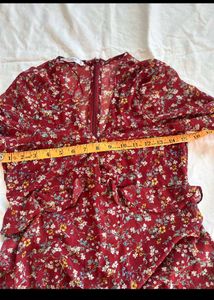 Floral Print Mini Dress