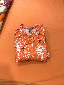 Orange One Piece For Women’s/Girls