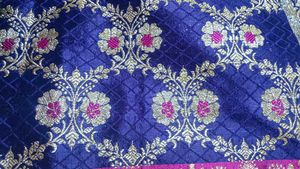 Pure Banarasi Silk Saree With Handloom Sare
