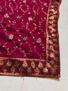 Elegant Embroidered Saree