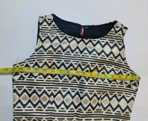 Partywear White Gold Top