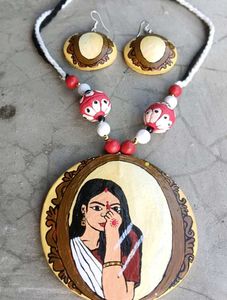 Hand painted Terracotta jewelry