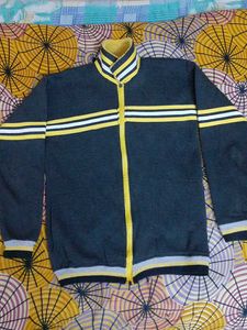 Striped Zip-Up Men / Women Winter Jacket