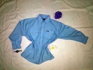 Light Blue Little Long Sleeve Shirt