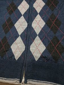 Argyle Zip-Up M size🈸