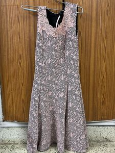 Paisley Lace Sleeveless Dress