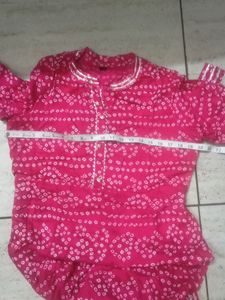 Beautiful Plazo Set With A Shape Kurti Design