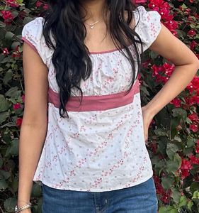 Self Stitched: Chic Floral Off-Shoulder Peplum Top