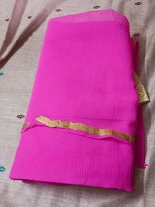 New Magenta Colour Saree