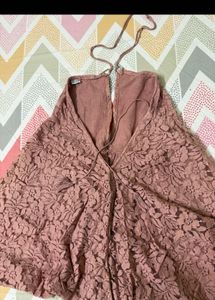 Pink Lace Dress Savana/ H&amp;M