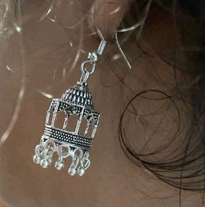 Oxidized jumar earrings