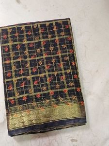 Party Wear designer Saree With Grand Pallu Blouse
