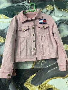 Tommy Hilfiger Pink Suede Jacket