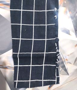 Black Checkered Jeggings