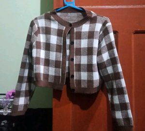 Two Piece Cropped Cardigan