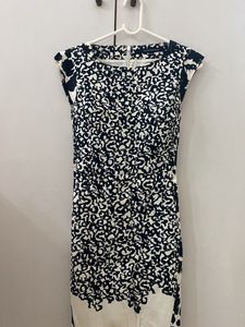 Black &amp; White Print Dress