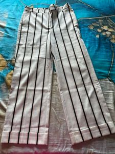 Vertical Stripe Trousers From Marks &amp; Spencer.