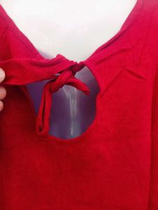 Rust Viscose Crop Top