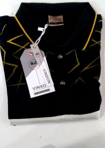 Stylish Black Patterned Shirt
