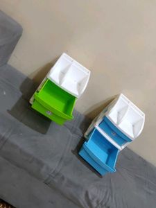 Colorful Mini Drawer Organizers 2 Pack