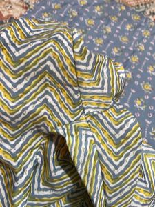 Light Blue Kurta Pajama Set Printed