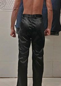 ELEGANT BLACK PANTS FORMAL BOTTOM.