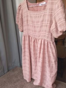 Cute Peach Dress For WOMEN