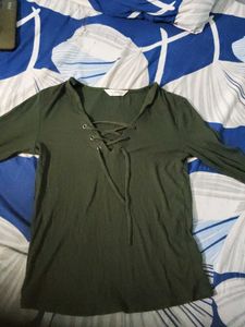 Fitted Green Top 🍀 For Your Style