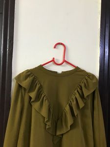 H&amp;M Olive Green Top Bust 36-38