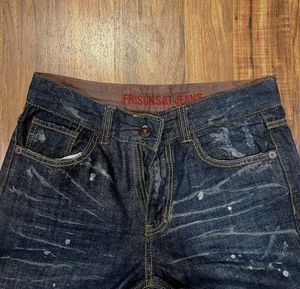 Evisu Jeans Distressed Design