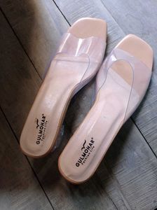 transparent heels