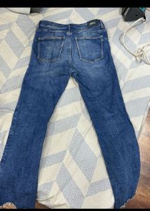 Distressed Wide Leg Jeans