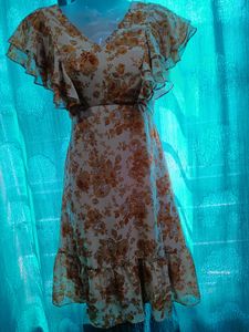 Floral Ruffle Dress