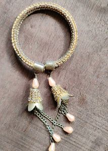 Elegant Gold-Tone Bangle Bracelet