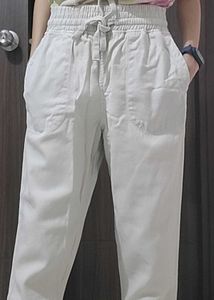 Zara Off White Pant