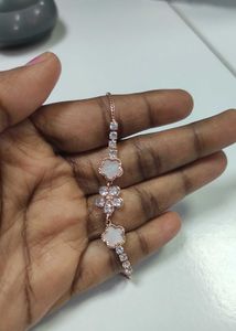 Beautiful AD STONE FLORAL BRACELET