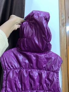 Winter Puffy Jacket Half Sleeve