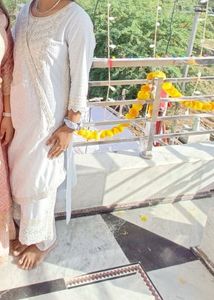 Elegant White Kurta Set