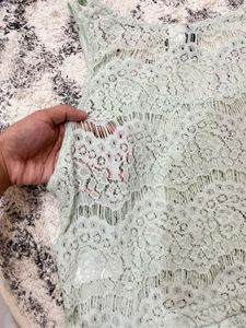 Lace Crop Tank Top