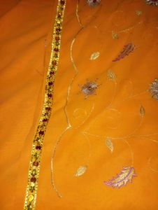 Elegant Floral Saree