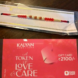 ✨ Buy 1 Rakhi & Get ₹2100 Kalyan Jewellers Voucher